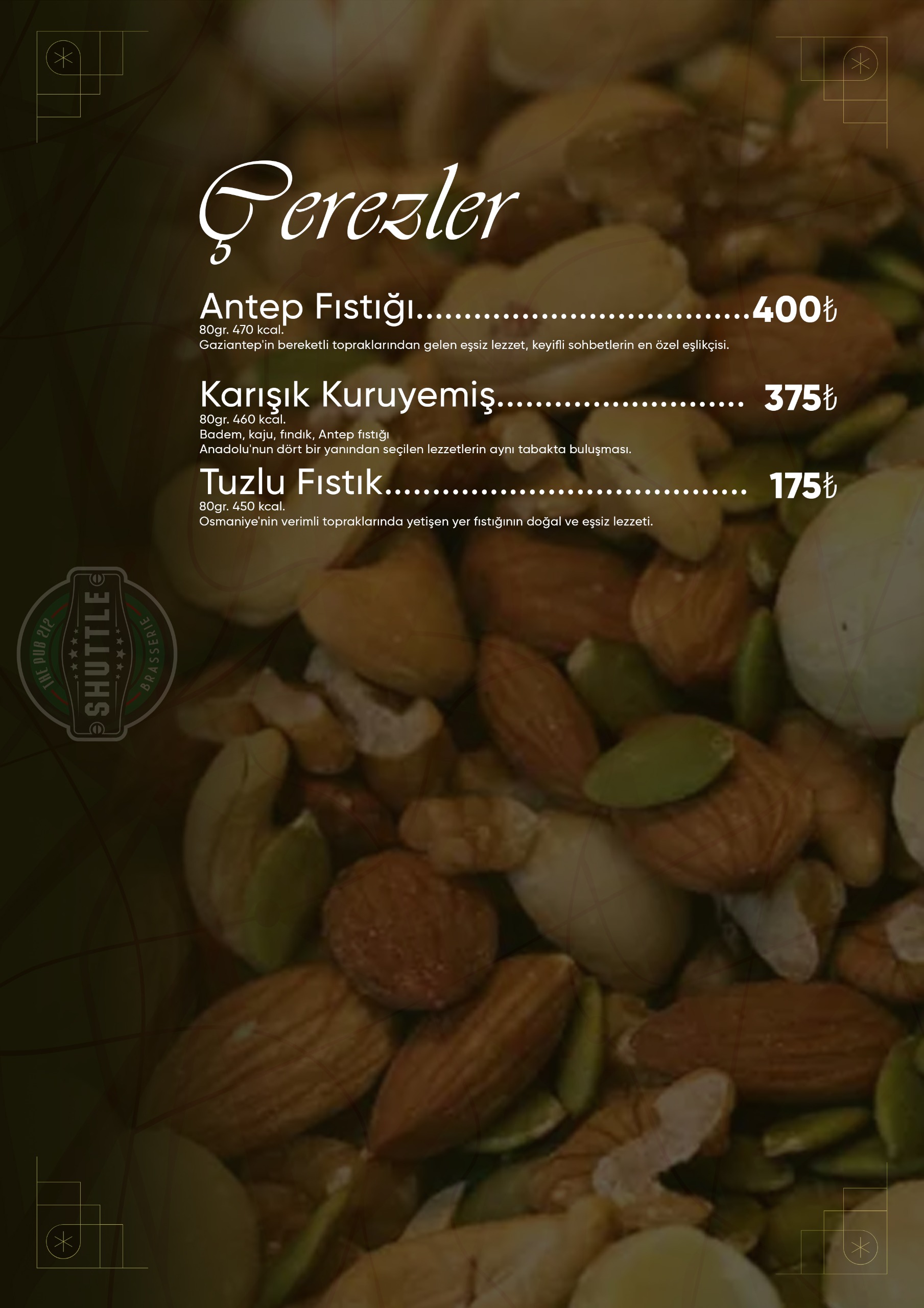 Menu Page